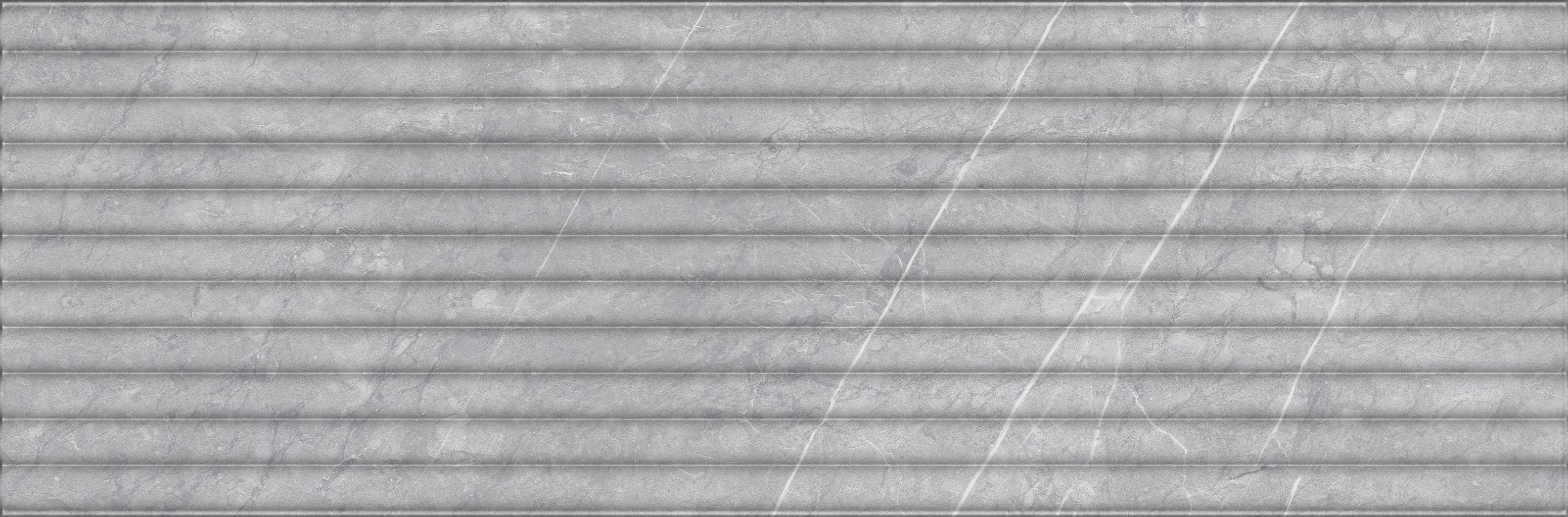 349 Андора серый рельеф горизонтальный 32,5х100 Eurotile Ceramica фото 3
