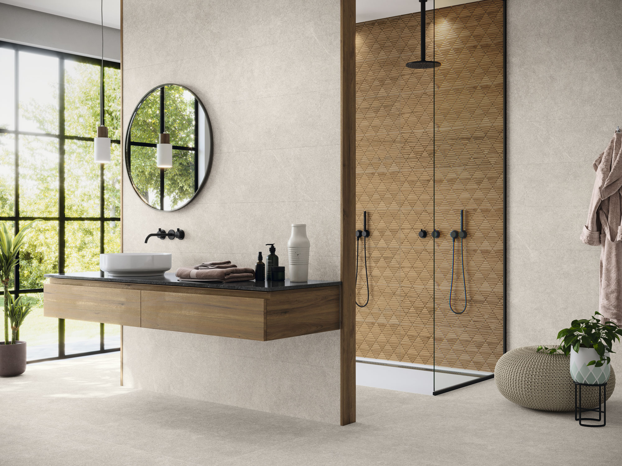 9551 Soller Blanco Relieve Nau Rect 30х90 Porcelanite Dos