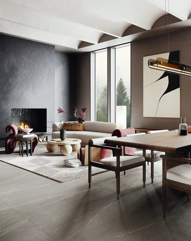 Sofia Grey Anthracite / София Серый Антрацит MR 60x60 Idalgo (Идальго)