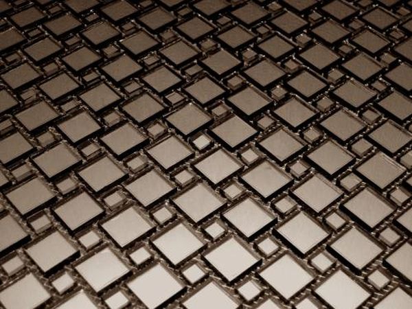 BB20 Мозаика зеркальная на сетке (2x2+1x1) 30.9x30.9 Vivere