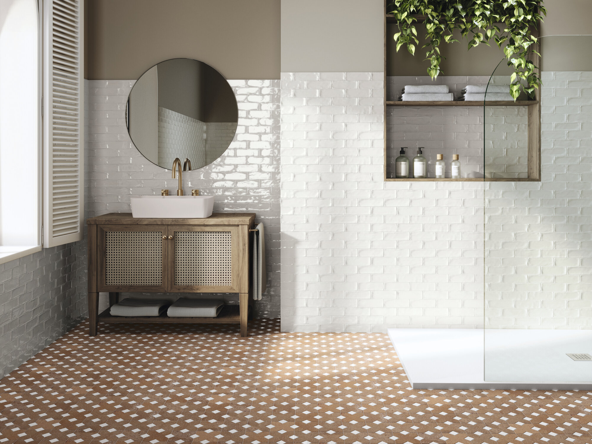 A042409 Palanzo Ecru Rect. 60x60 Ape Ceramica