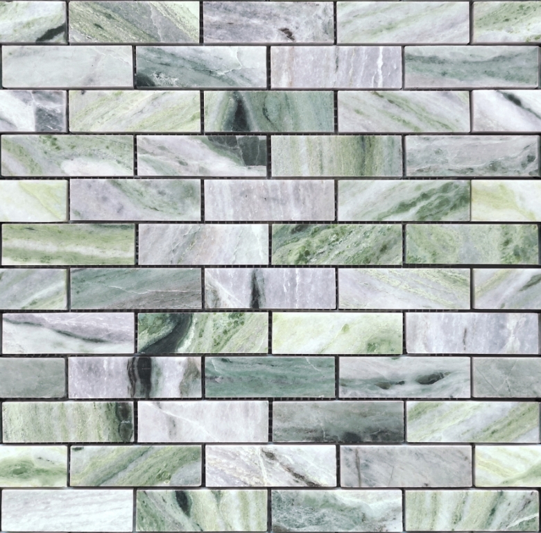 Onice Verde oliva POL 23x73x7 298x298 Caramelle Mosaic