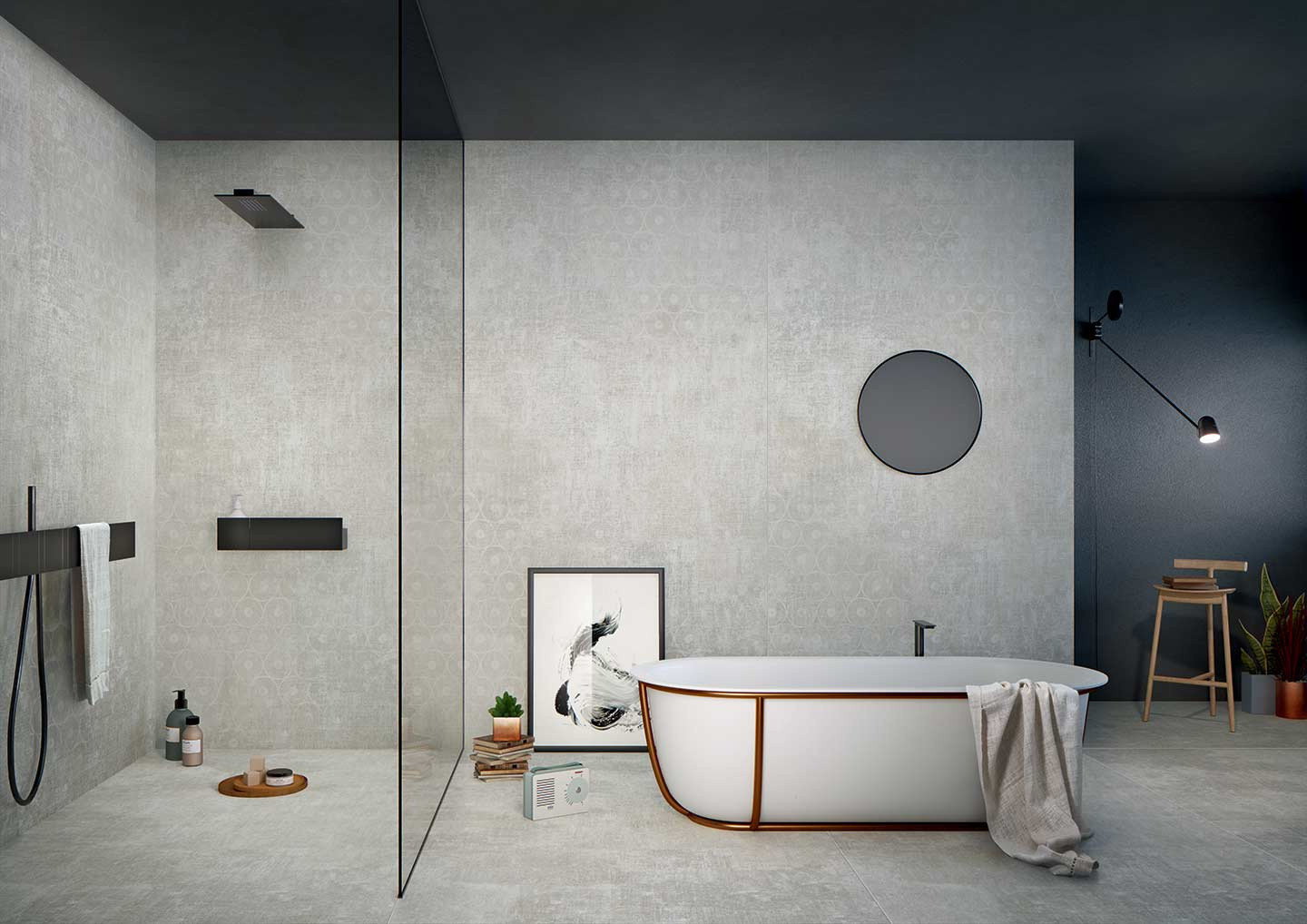 752615 Tesori Decoro Monile Grigio Bronzo 6mm 120x240 Cedit