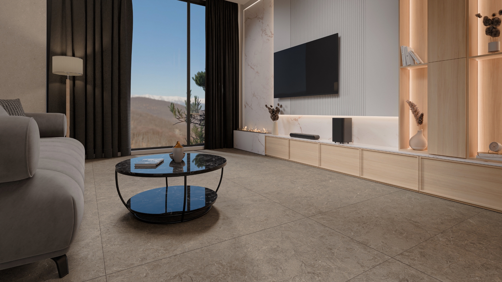 PT12F7039 Neapol Brown Matt 1200х600х9 Protiles