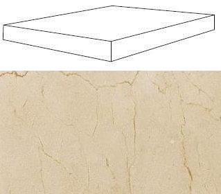 620070000764 Supernova Stone Cream Scalino laterale dx 33x120 Atlas Concorde Russia