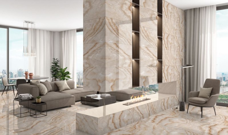 FUSION BROWN Glossy 60x120 One Touch