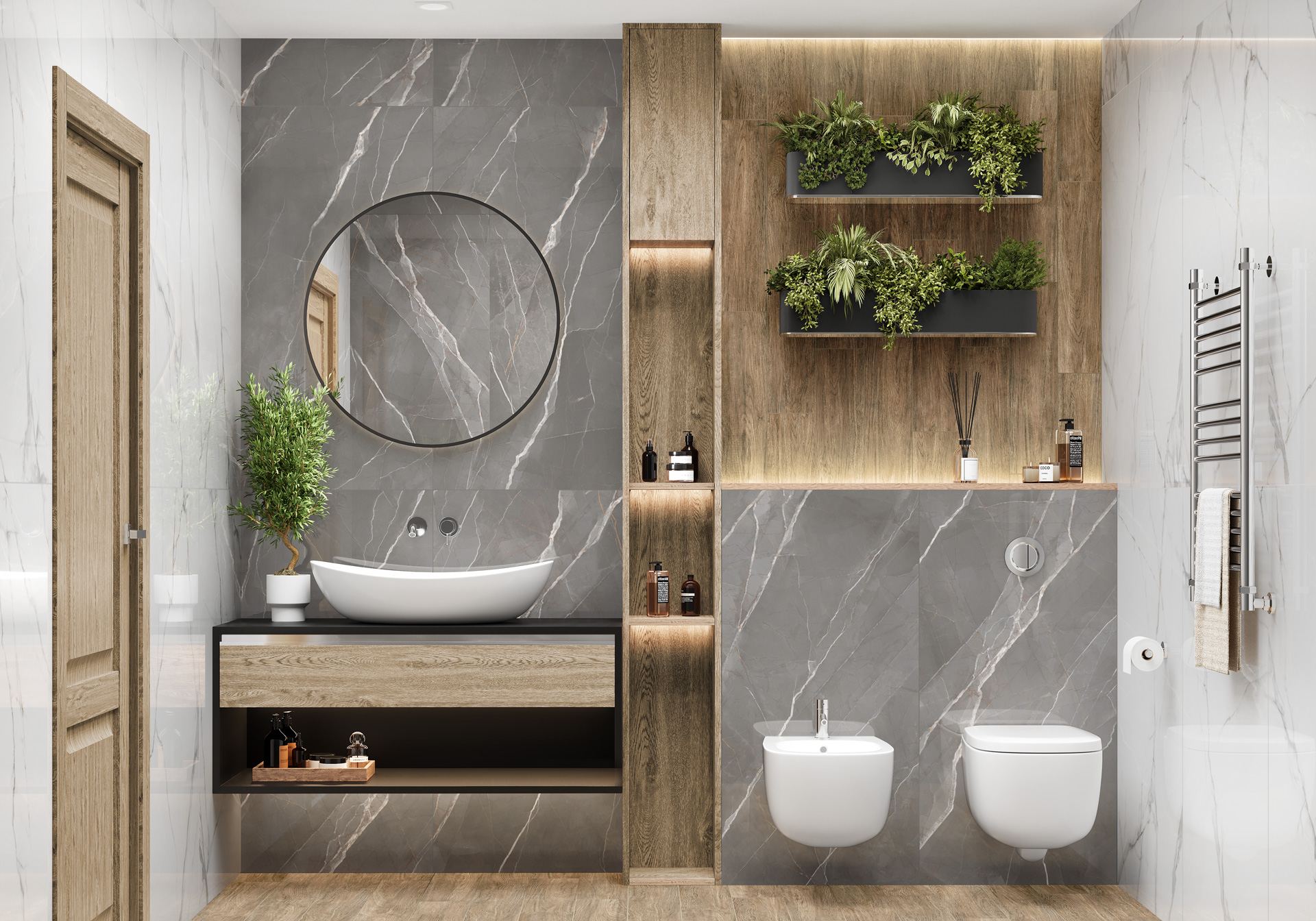 60120ESE25P Essential Graphite полированный 600x1200x7 New Trend