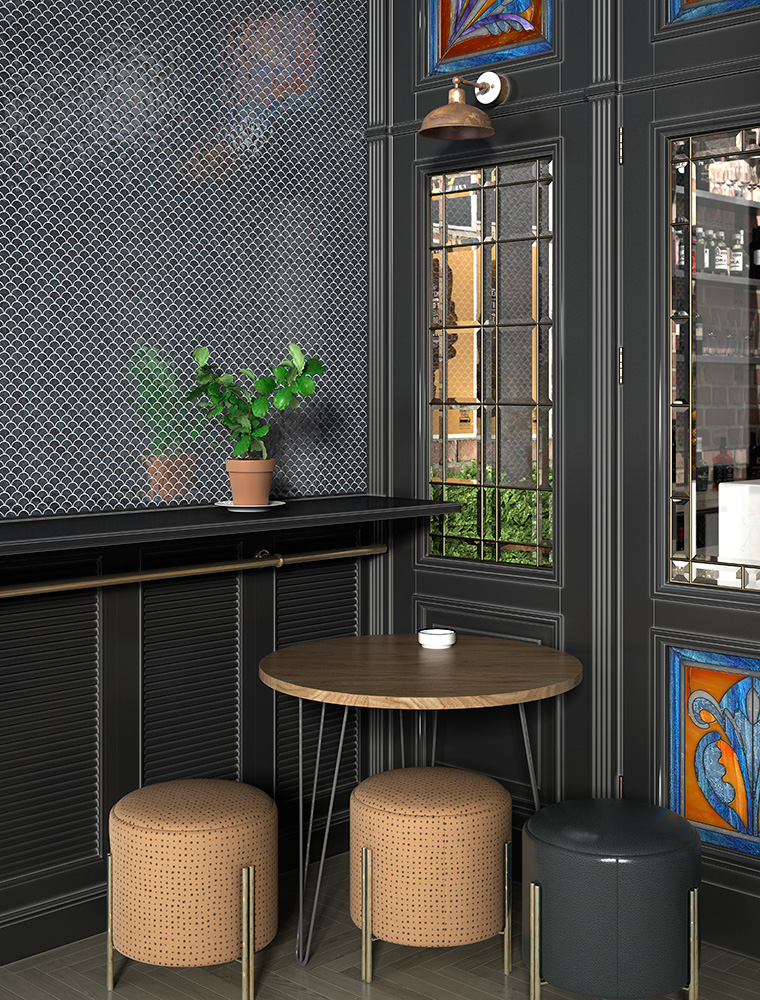 Soul Black Mix 31.7x30.7 Vidrepur