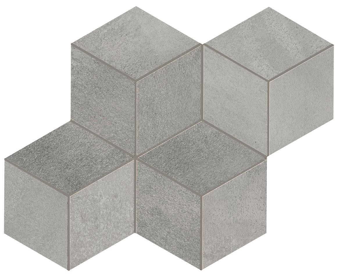 A0UL Blaze Aluminium Mosaico Esagono Lapp 30x35 Atlas Concorde
