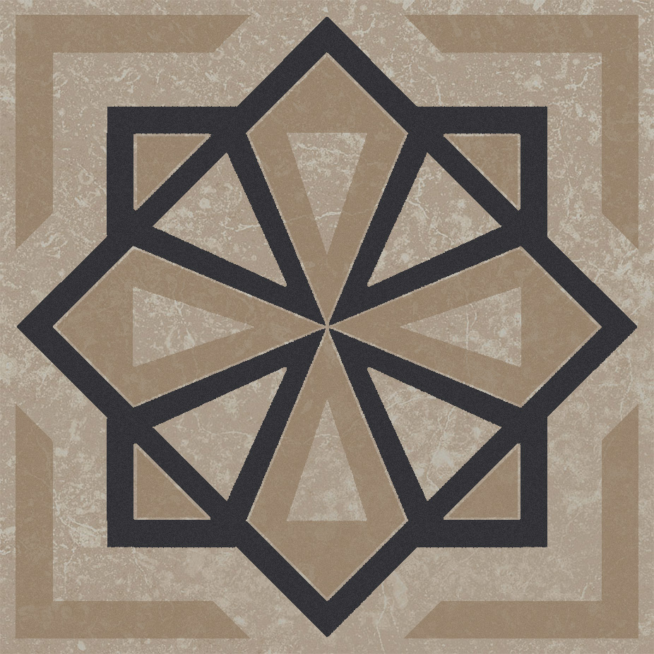 KMD3STA049GN Декор Касабланка бежевый светлый матовый 9,8x9,8x0,7 Kerama Marazzi