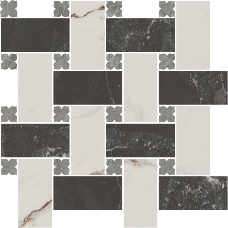 ID163 Декор Риальто 3 наборный матовый 43,5x43,5x0,9 Kerama Marazzi