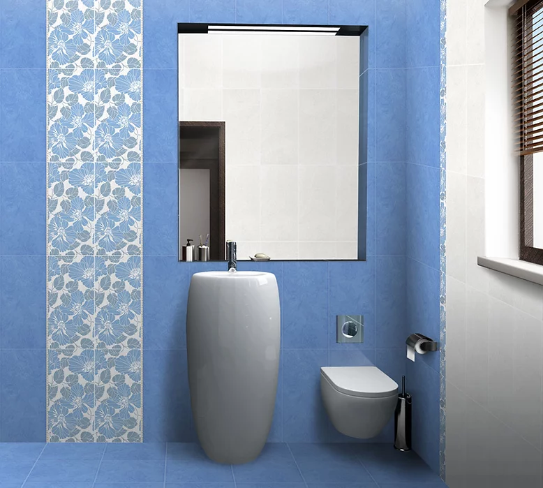 Keret Olga Blanco Plata Decor 25x50 Superceramica
