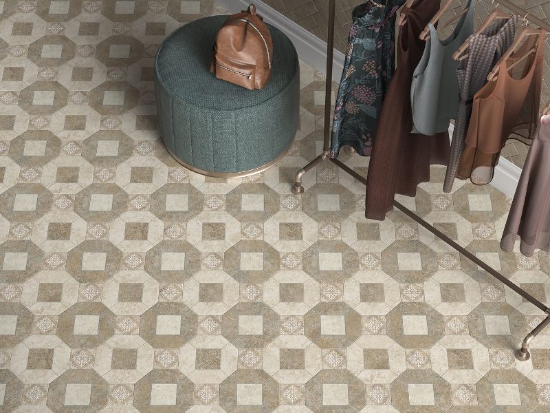 1326 Брюссель микс 30х40 из 12 частей 9,8х9,8 Kerama Marazzi