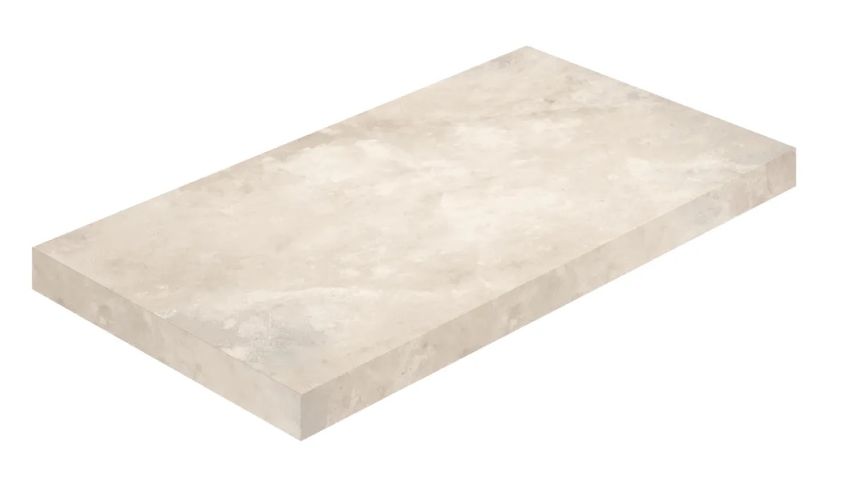 620070002859 Riviera White Scalino Angolare Sx 33x60 ColiseumGres