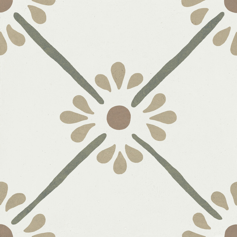 37788 Provenza Green Flower/22,3 22,3x22,3 Harmony