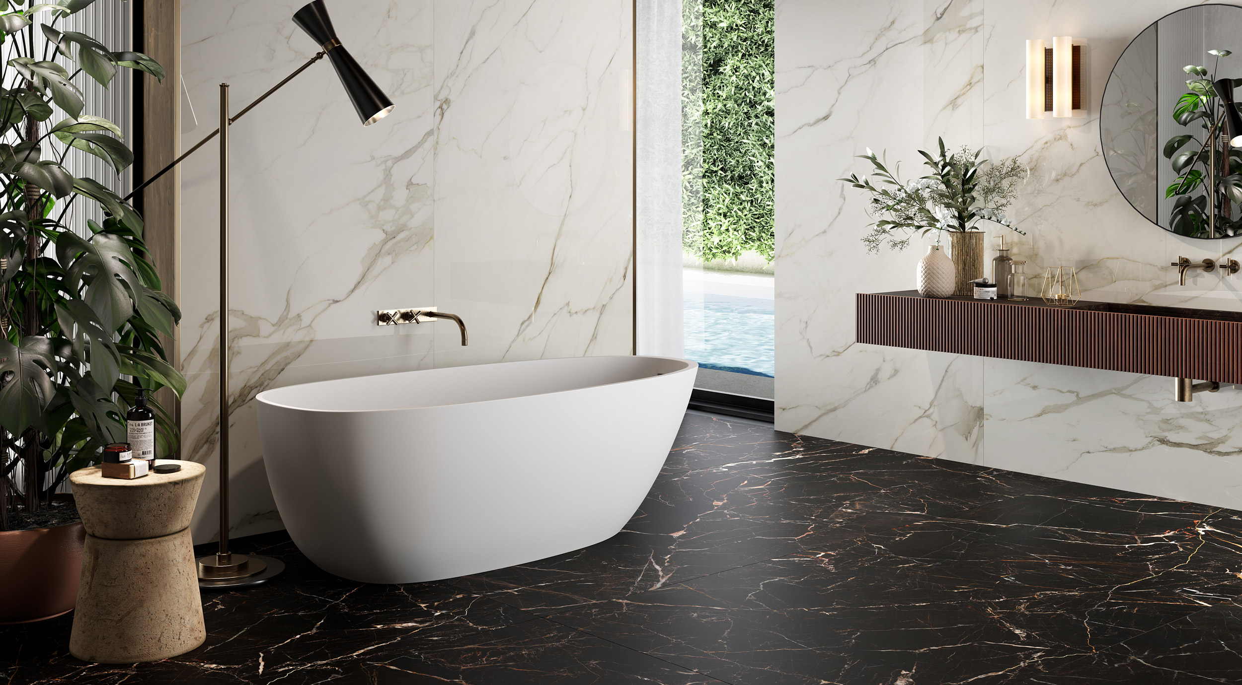 J88518 Canova Emperador Full Lappato Rect 60x120 RHS (Rondine) Ceramiche фото 8