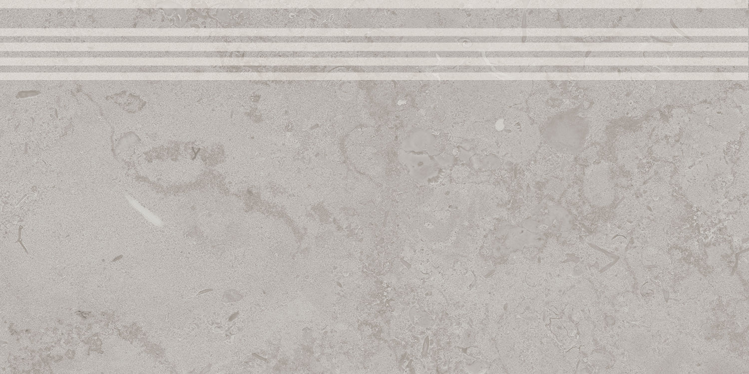 DD205220R/GR Ступень Про Лаймстоун серый натуральный обрезной 60х30 Kerama Marazzi