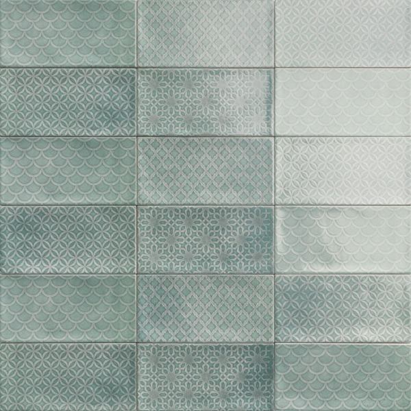 DECOR CAMDEN EMERALD 10x20 Mainzu
