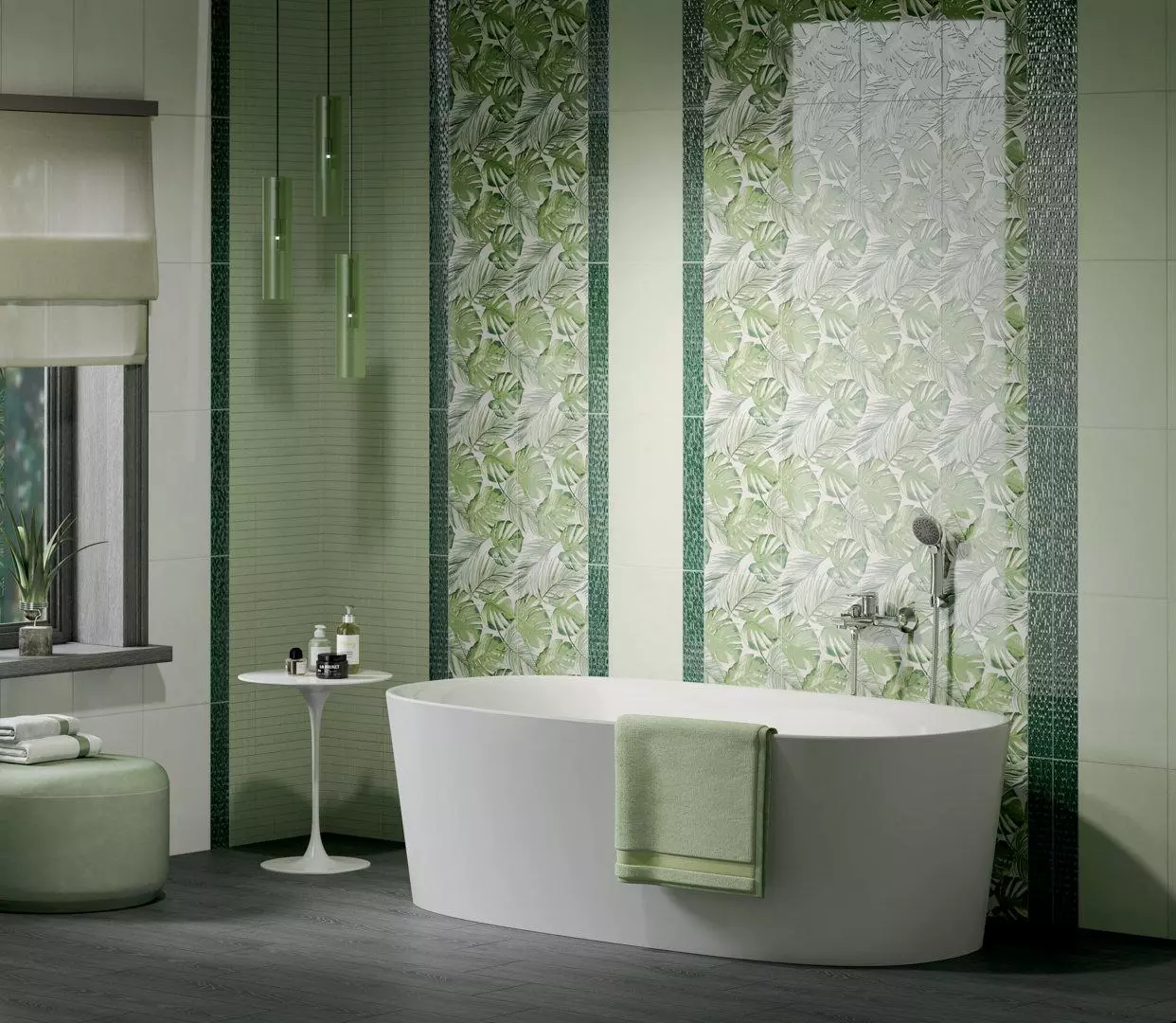 MM6411 Декор Левада мозаичный бежевый глянцевый 25х40 Kerama Marazzi