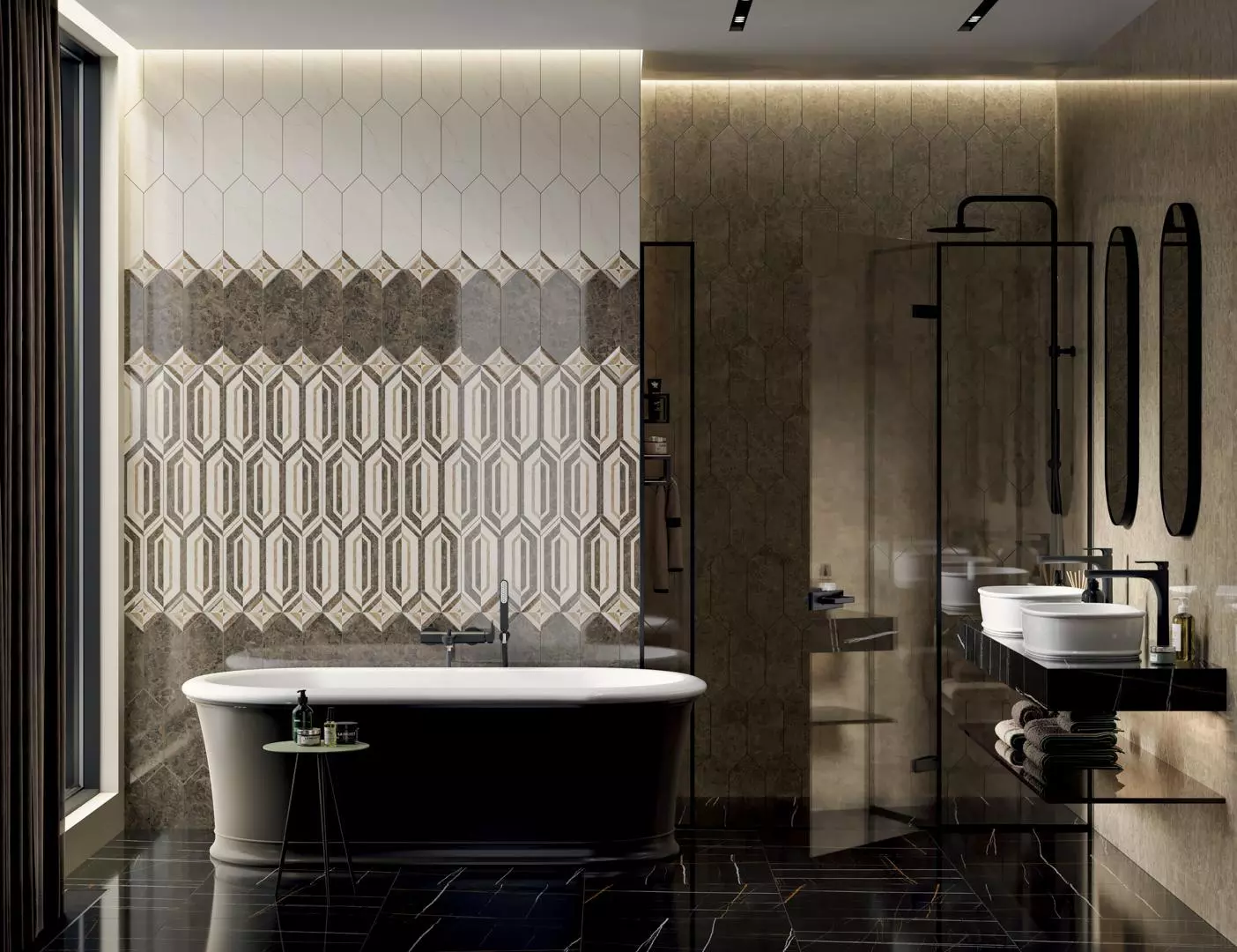 TOC003 Декор Бикуш грань глянцевый 9,8х9,8 Kerama Marazzi