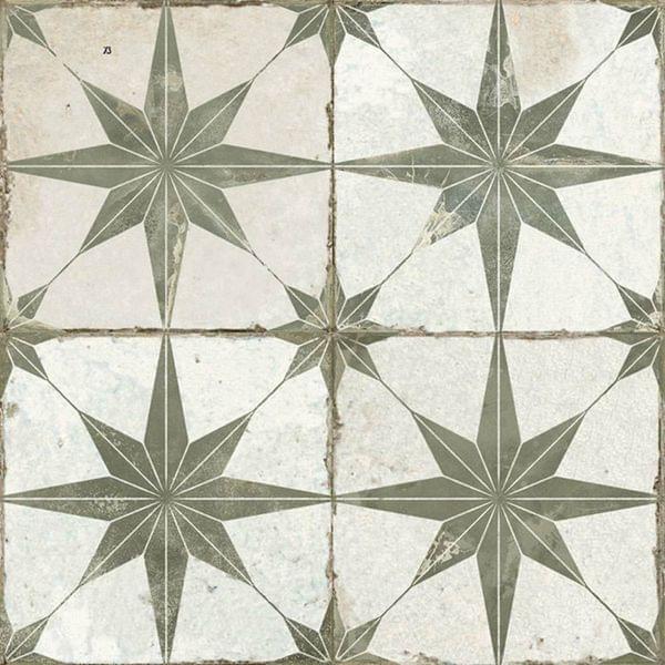 Scintilla Olive Green Pre-cut 45x45 Etili Seramik