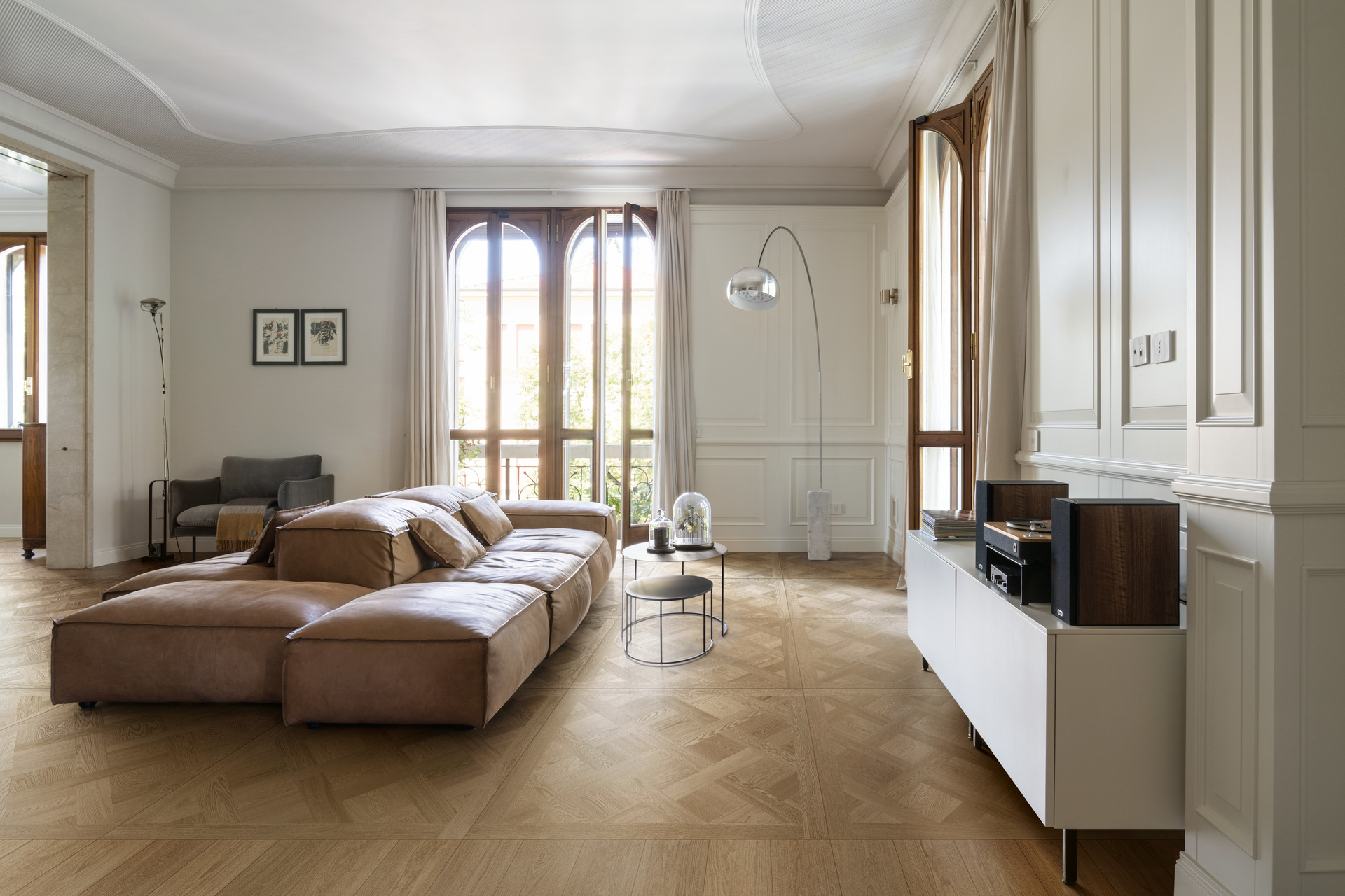 MEK5 Intrecci Versailles Nocciola Rt 120x120 MARAZZI Italy