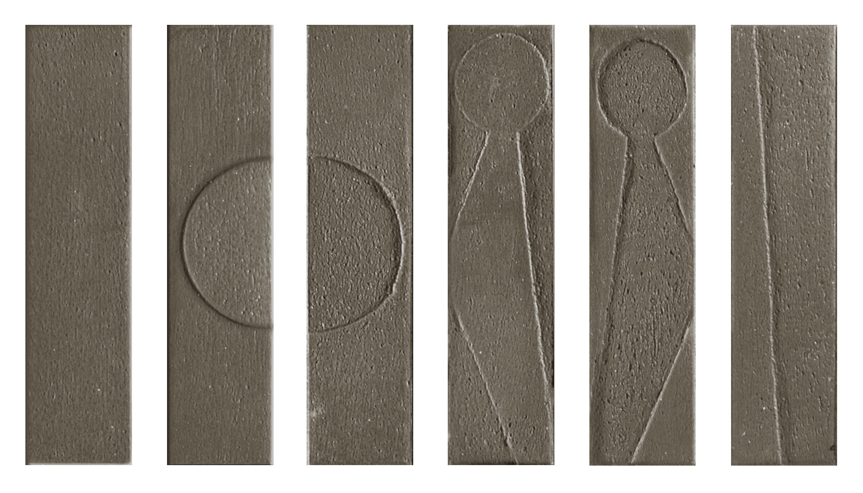 118624 Koine Alphabet Terra 4,5x18,6 Settecento