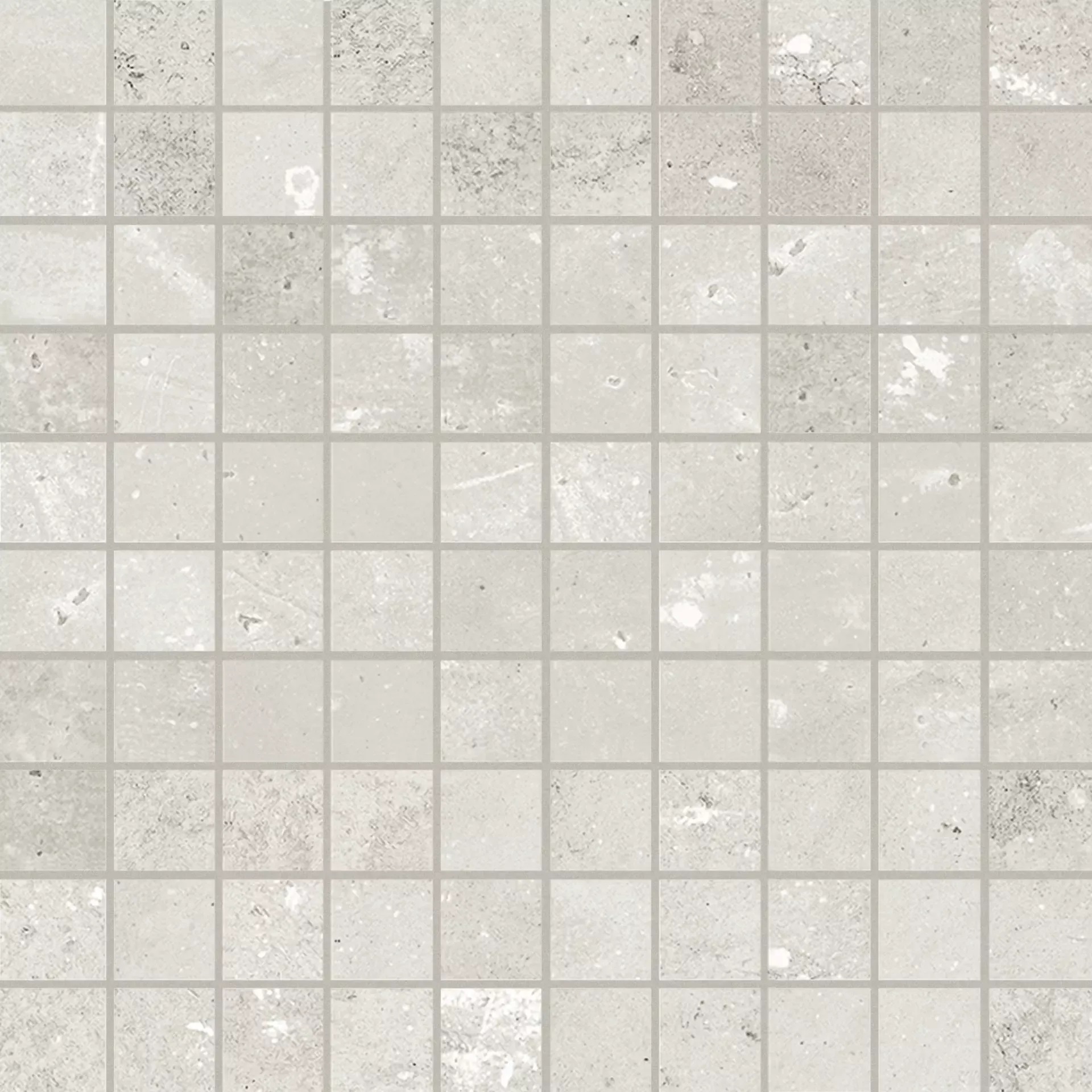 747464 Maps White Mosaico 3x3 30x30 Cerim
