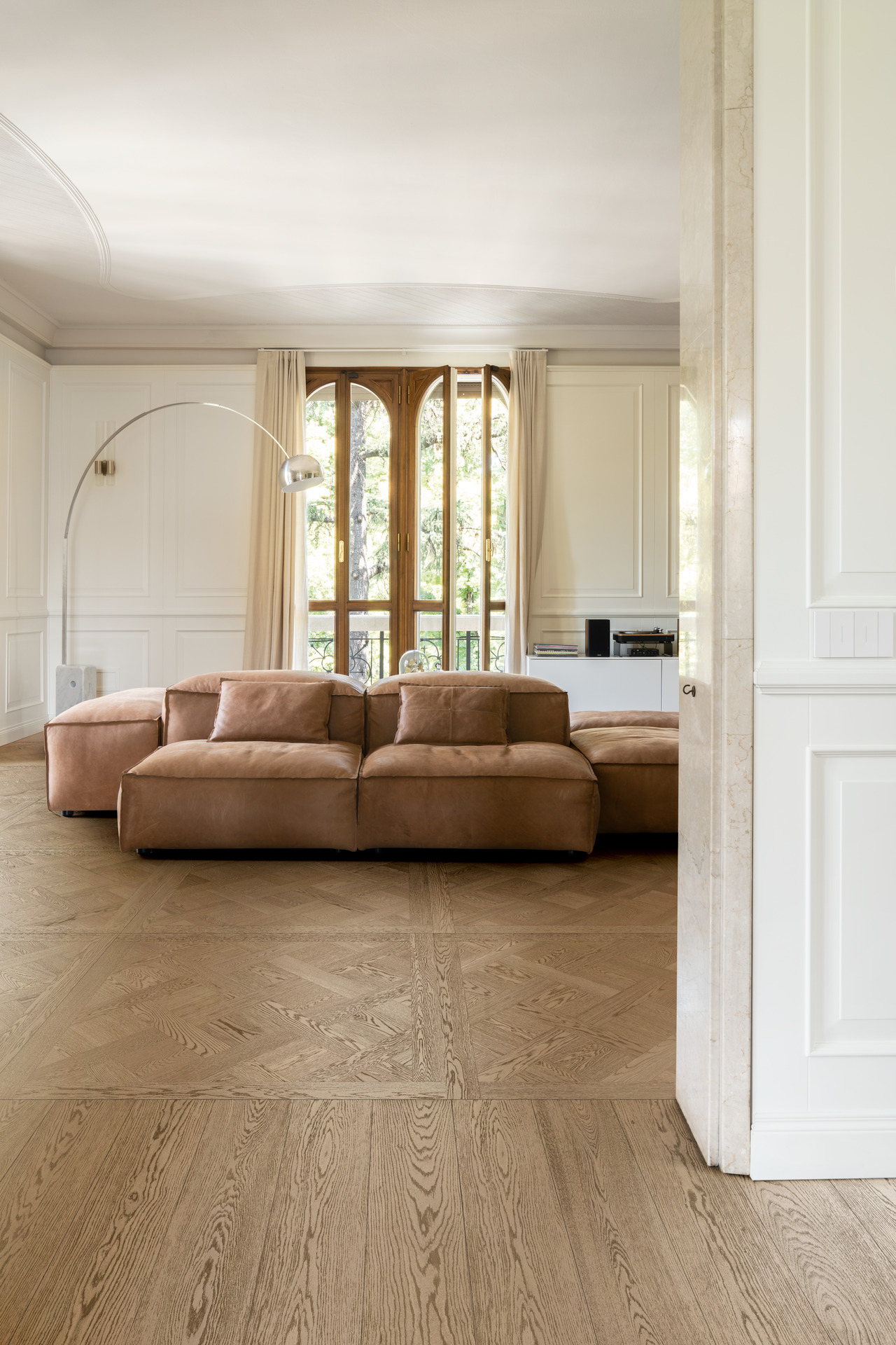 MEK5 Intrecci Versailles Nocciola Rt 120x120 MARAZZI Italy
