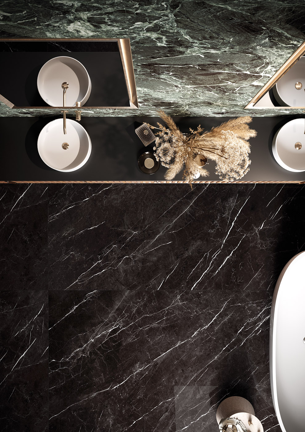 MB06 Calacatta Oro B Satin 12mm 162x324 Infinity