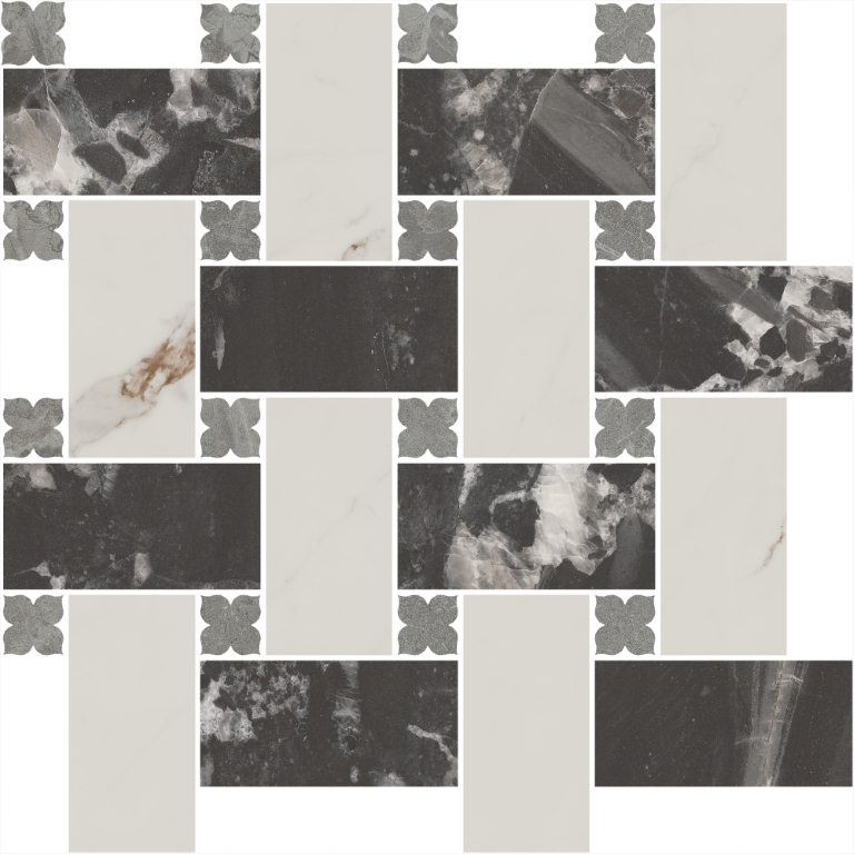 ID163 Декор Риальто 3 наборный матовый 43,5x43,5x0,9 Kerama Marazzi
