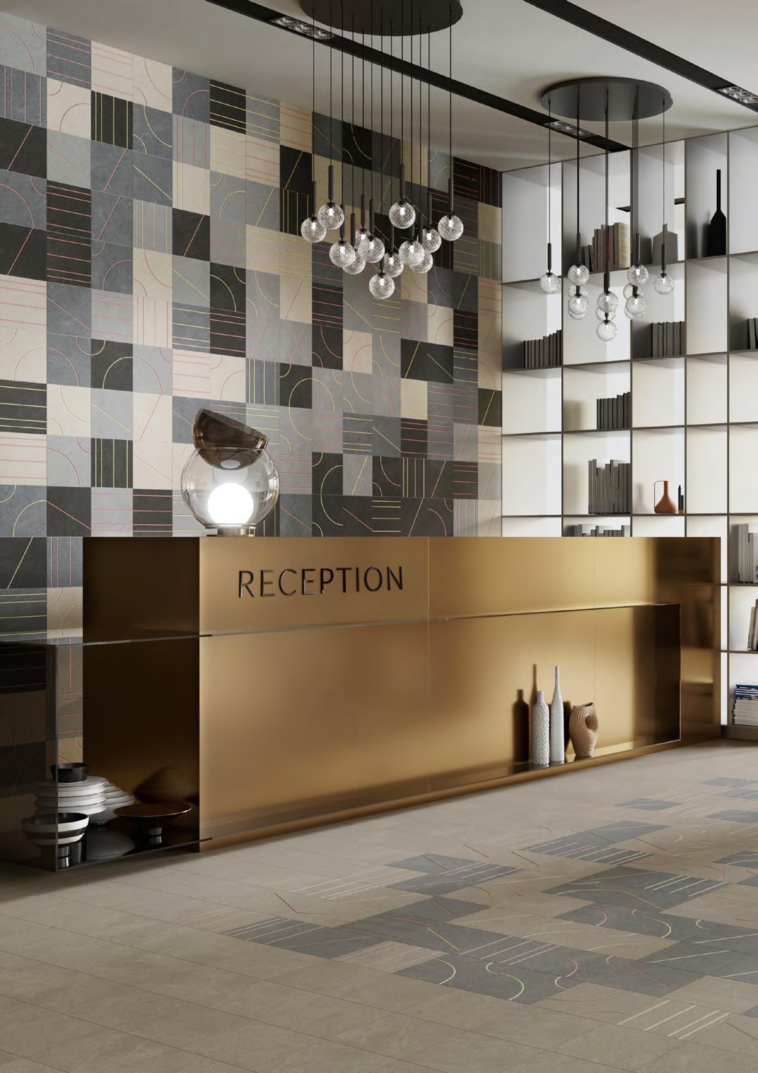 PFE037 Карандаш Матрикс серый матовый 20х2 Kerama Marazzi