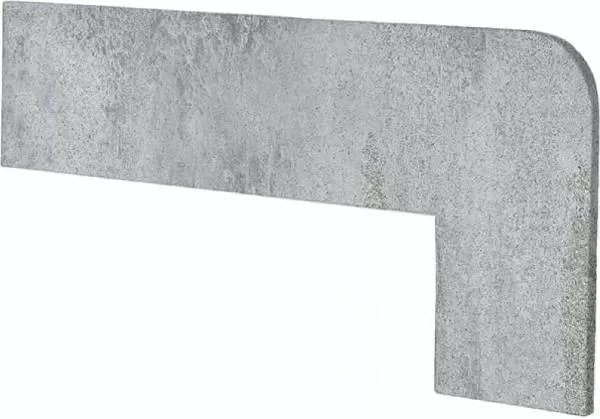 Zanquin Recto Opera Silver Dcha/Izda R9 42.3х17.5 Exagres