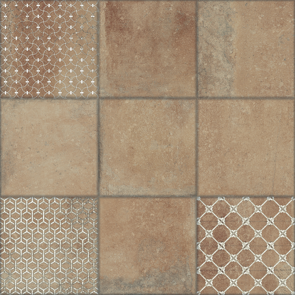 Kube Quinta Cotto-Carrara 45x45 La Platera