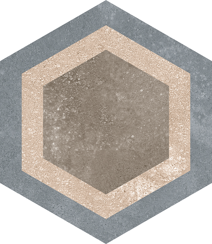 Hexagono Bushmills Multicolor Mix 23x26,6 VIVES