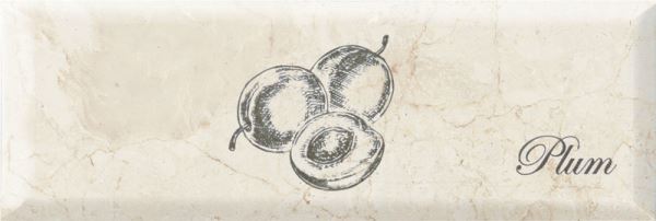 Decor Fruit Mistral Plum 10x30 Monopole Ceramica