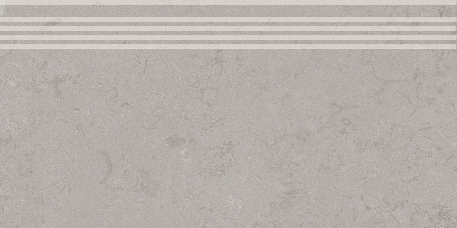 DD205220R/GR Ступень Про Лаймстоун серый натуральный обрезной 60х30 Kerama Marazzi