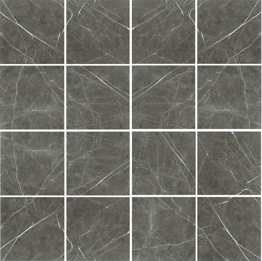 756366 Prexious Charming Amber Mosaico Glossy 7,5x7,5 30x30 Rex Ceramiche