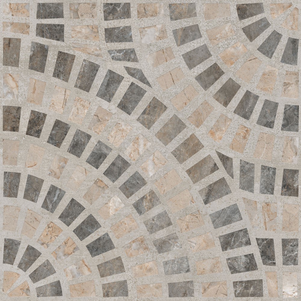 K949793LPR01VTE0 Marble-Beton Декор Круговой Темный 60x60 Vitra фото 2