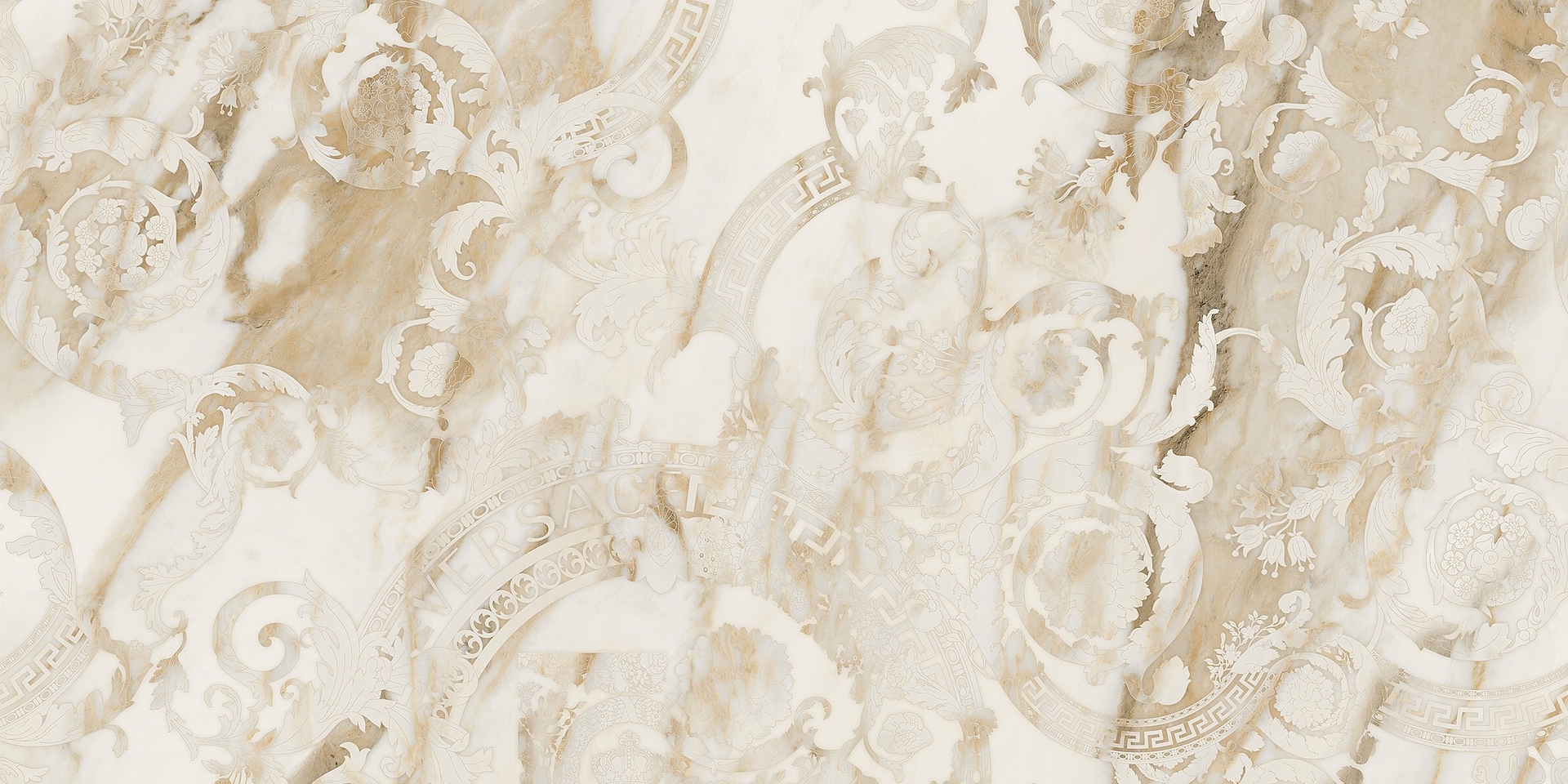 G67592 Calacatta Bright Megabarocco Lux R 60x120 Versace (Gardenia Orchidea) фото 2