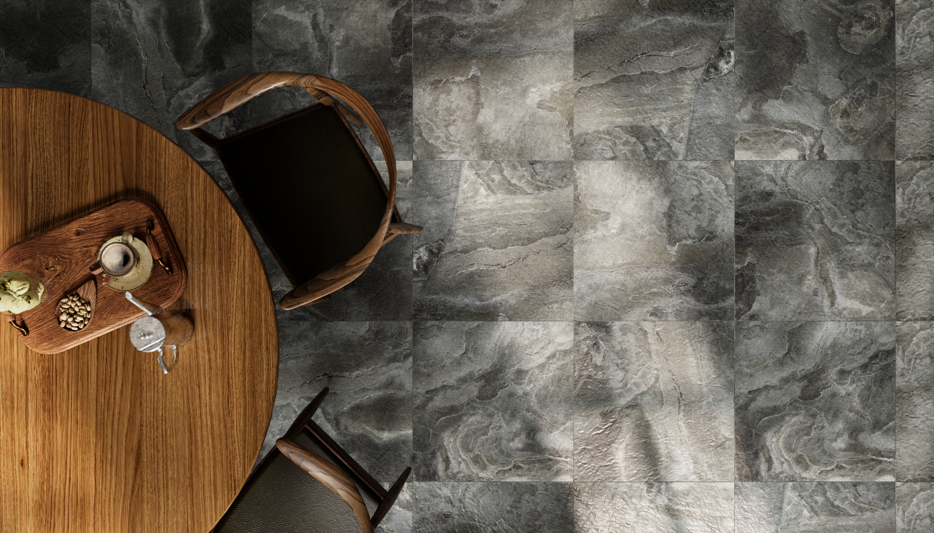 Kota White Structure 60x60 Eurotile Ceramica фото 13