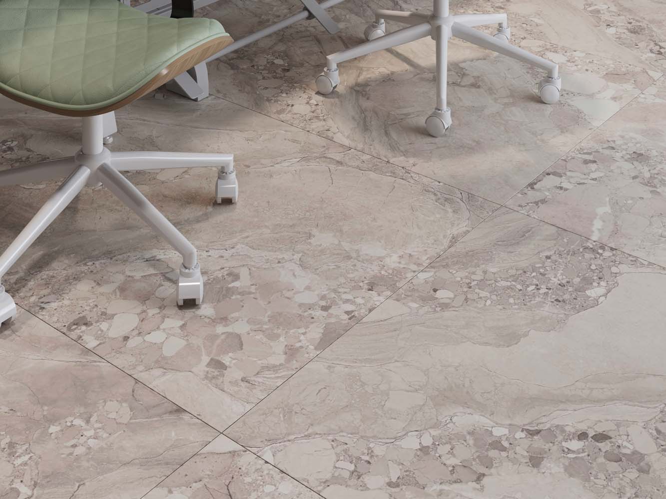 OM02 Плинтус Oceanmist Beige неполированный 7x60 Ametis by Estima