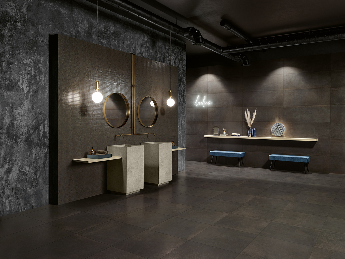 Metallic Love Ceramic Tiles