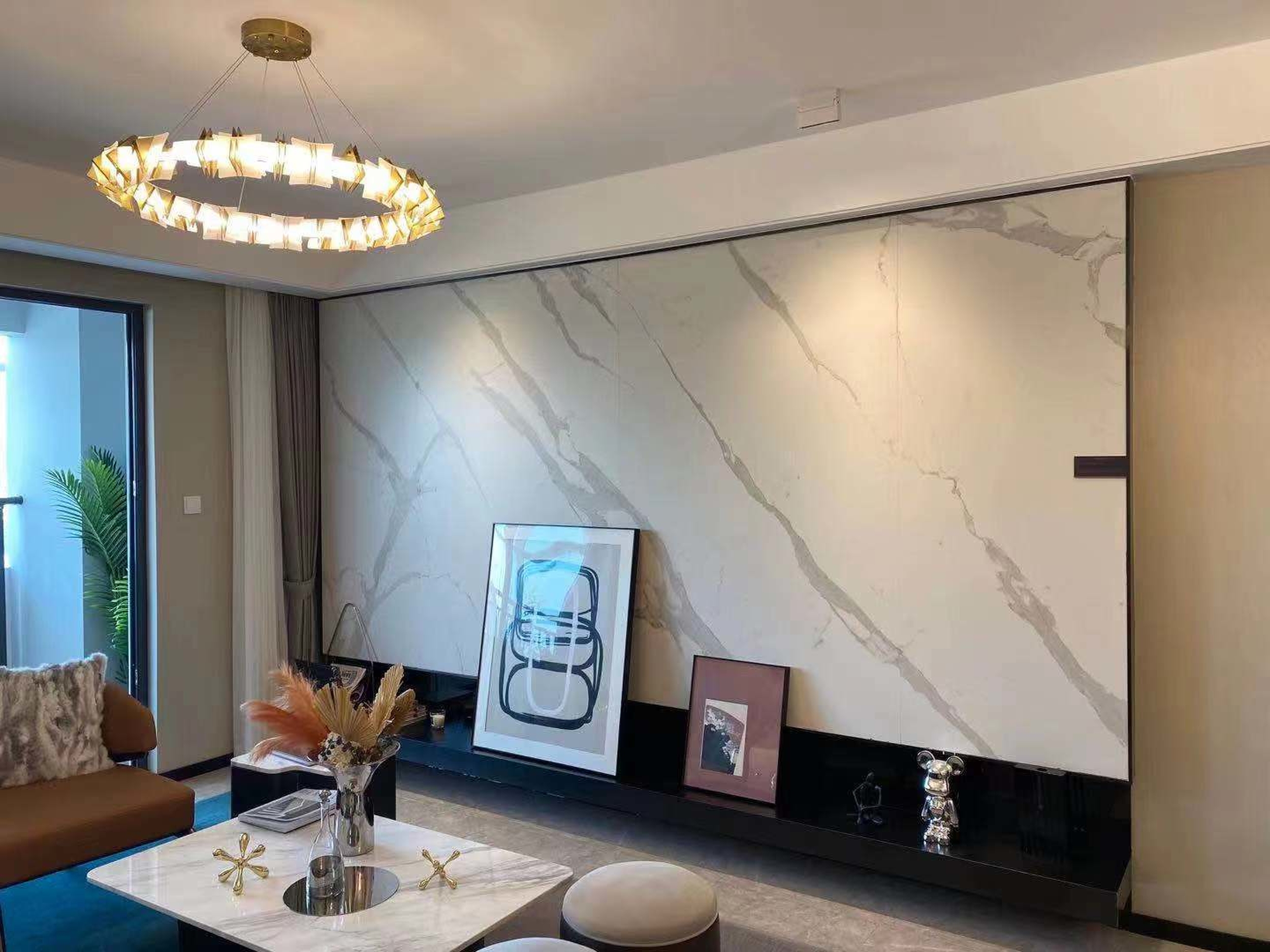 Saint Blanc Calacatta Matt Спеченный камень 1600x3200x6 Delfone фото 10