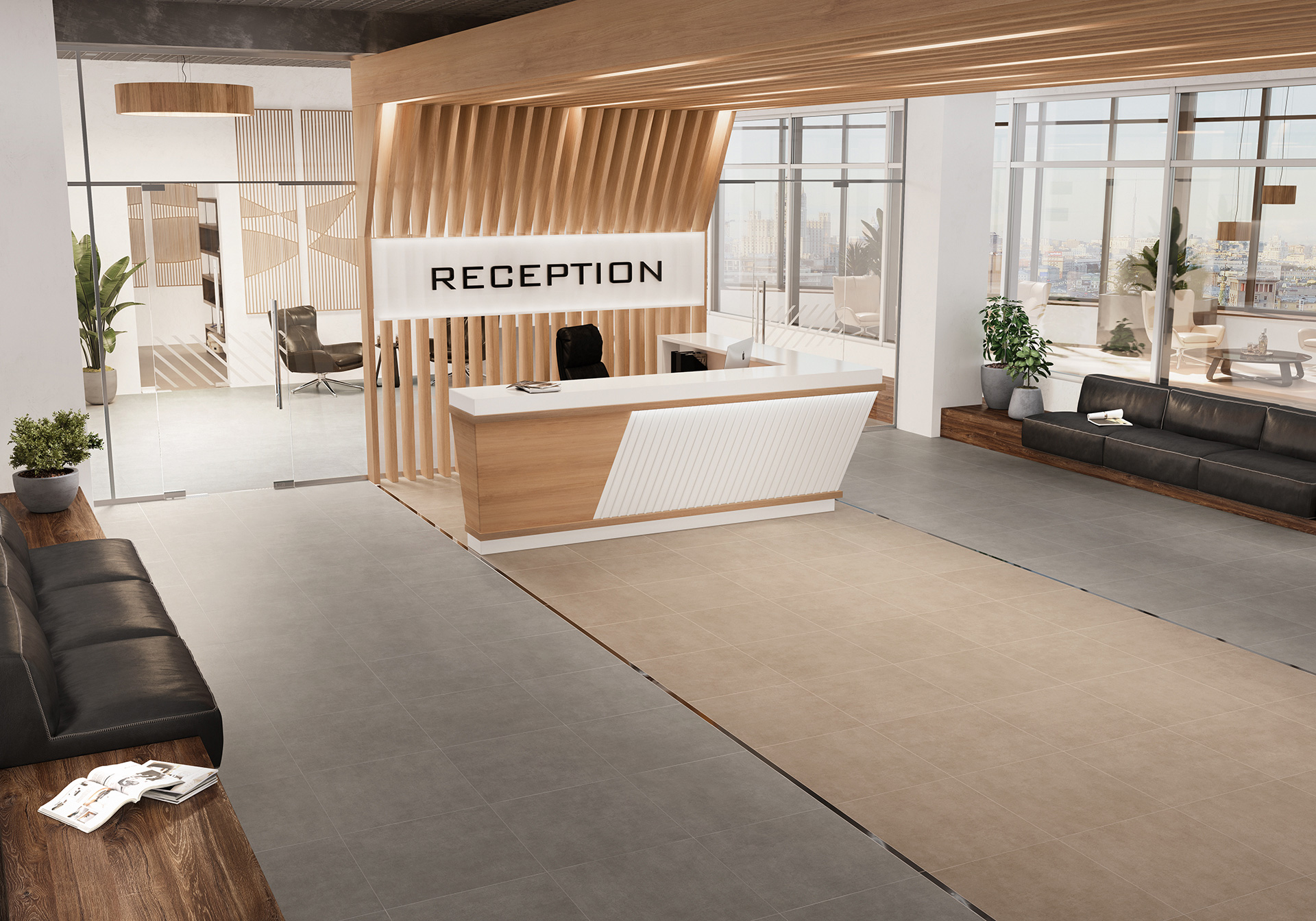 GFU04BLN04R Berlin матовый 600x600x9,5 Alma Ceramica (Уралкерамика)