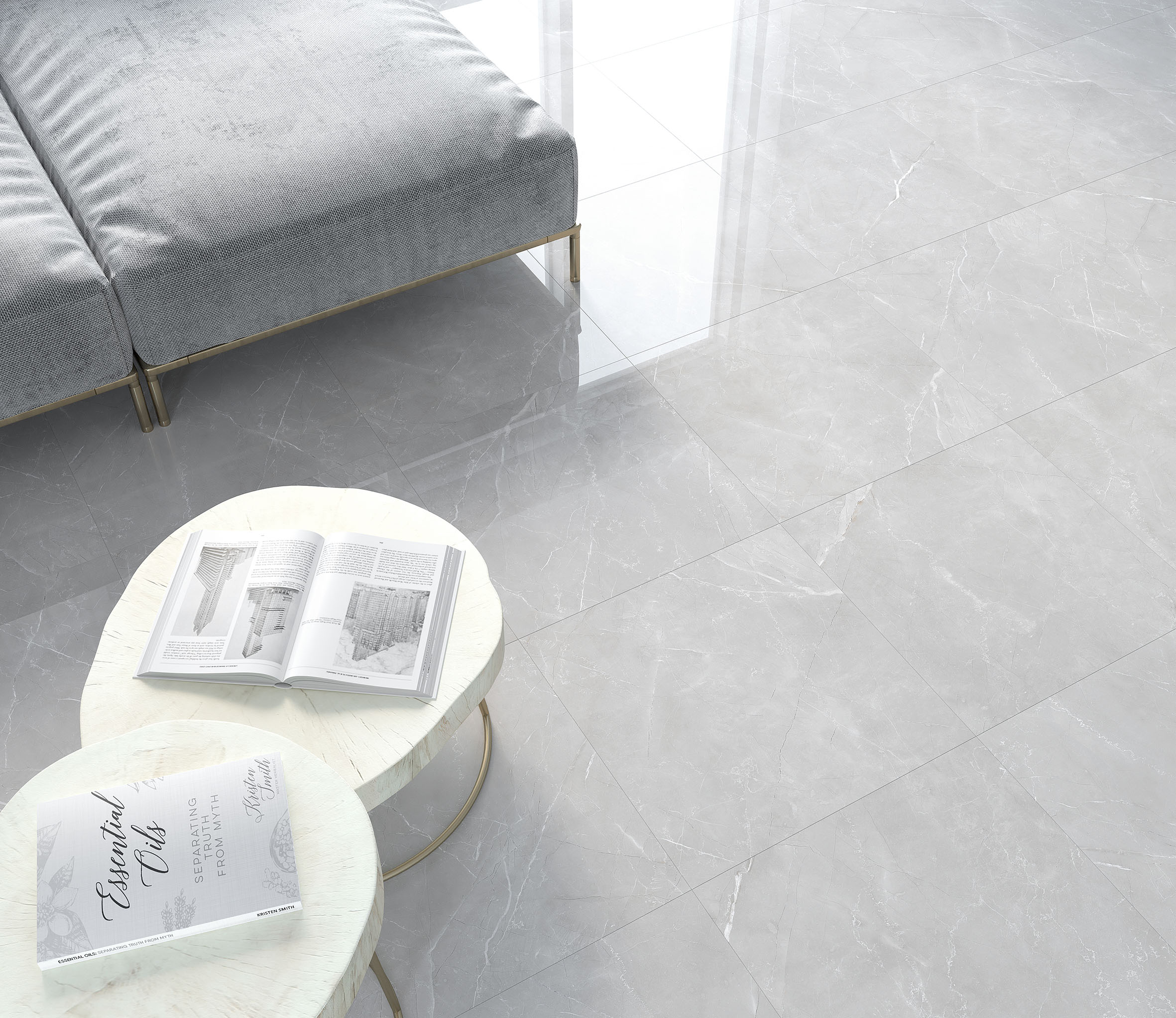 Vitrum Grigio полированный 60x60 Laparet