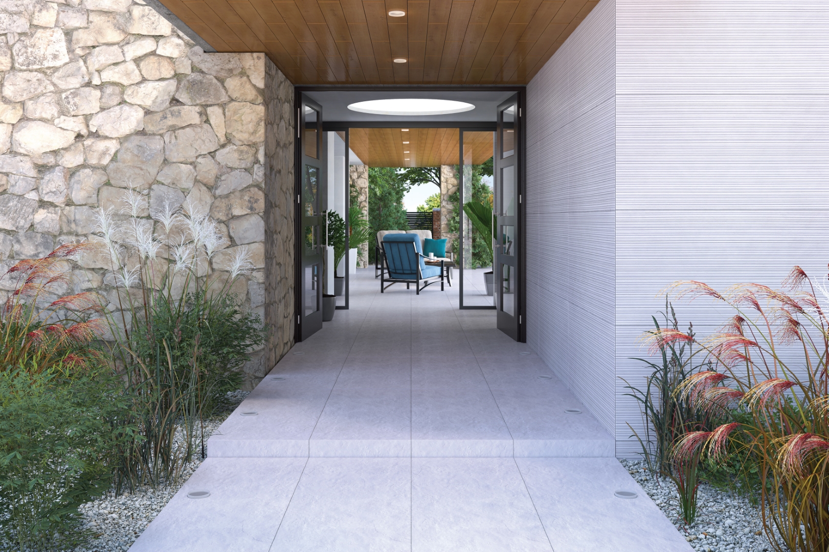 Stone Art Slate Dark Grey Relief 60x120 Seranit фото 2