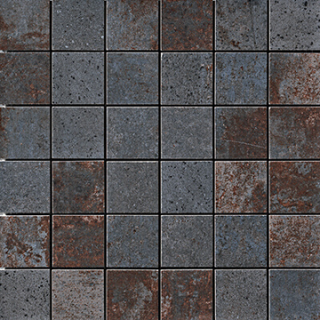 1062372 Мозаика Mosaico Costruire Metallo Nero 30х30 Serenissima Cir