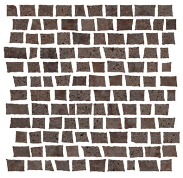 1062377 Мозаика Mosaico Costruire Random Metallo Ruggine 30х30 Serenissima Cir