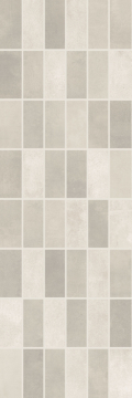 1064-0102 Плитка (1064-0047) Fiori Grigio мозаика светло-серая 20х60 Lasselsberger